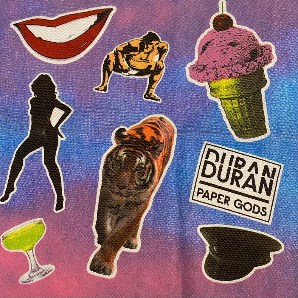 🆕 Duran Duran canvas tote bag VIP promo tour merchandise 80’s NWOT